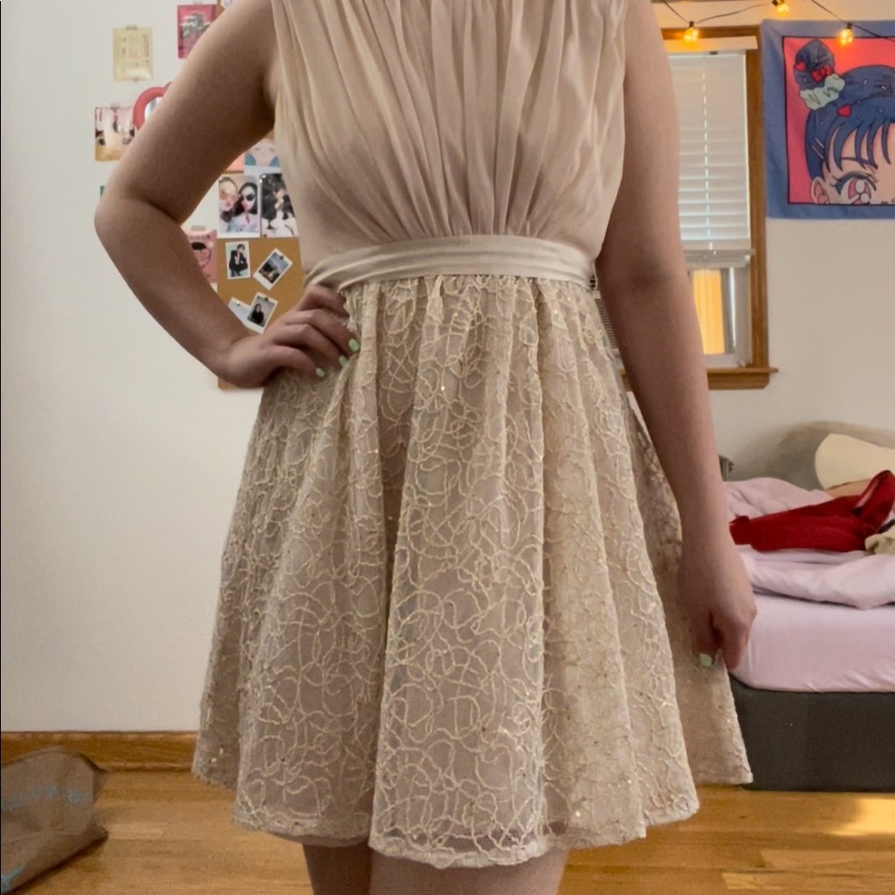 Blush pink dress